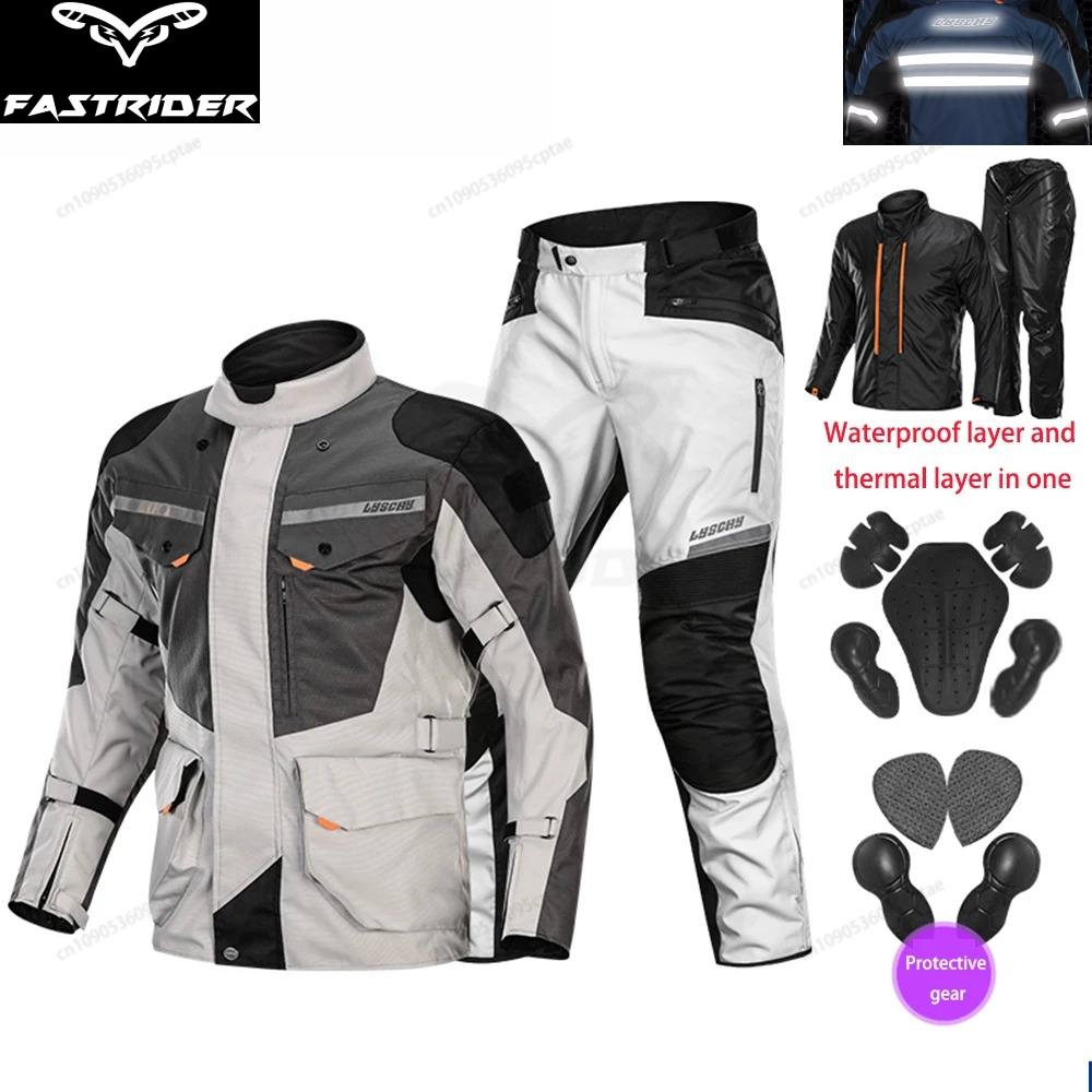 LYSCHY Men’s Waterproof Motorb - đánh giá và giá Motorcycle Gear Full Suit