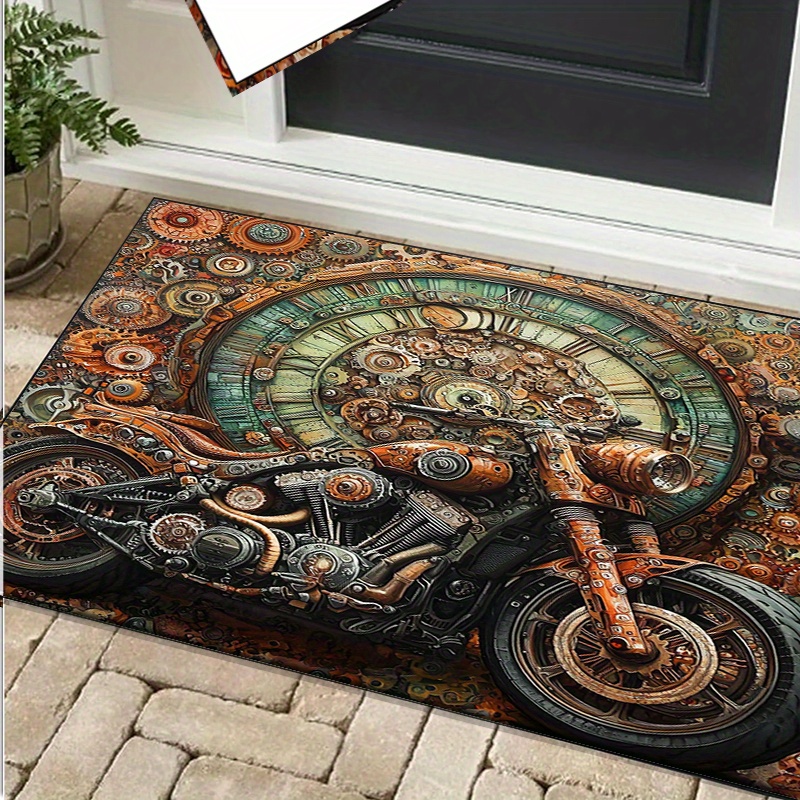 Steampunk Motorcycle Gear Rug  - đánh giá và giá Motorcycle Gear Wash