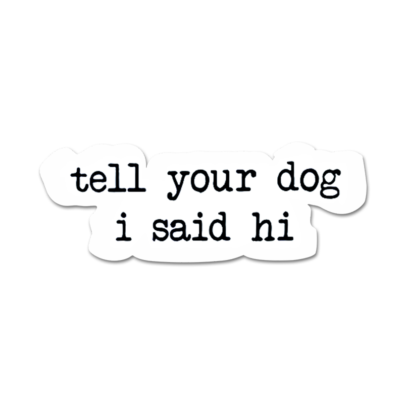 Creative text stickers tell yo - đánh giá và giá Motorcycle Gear Dogs