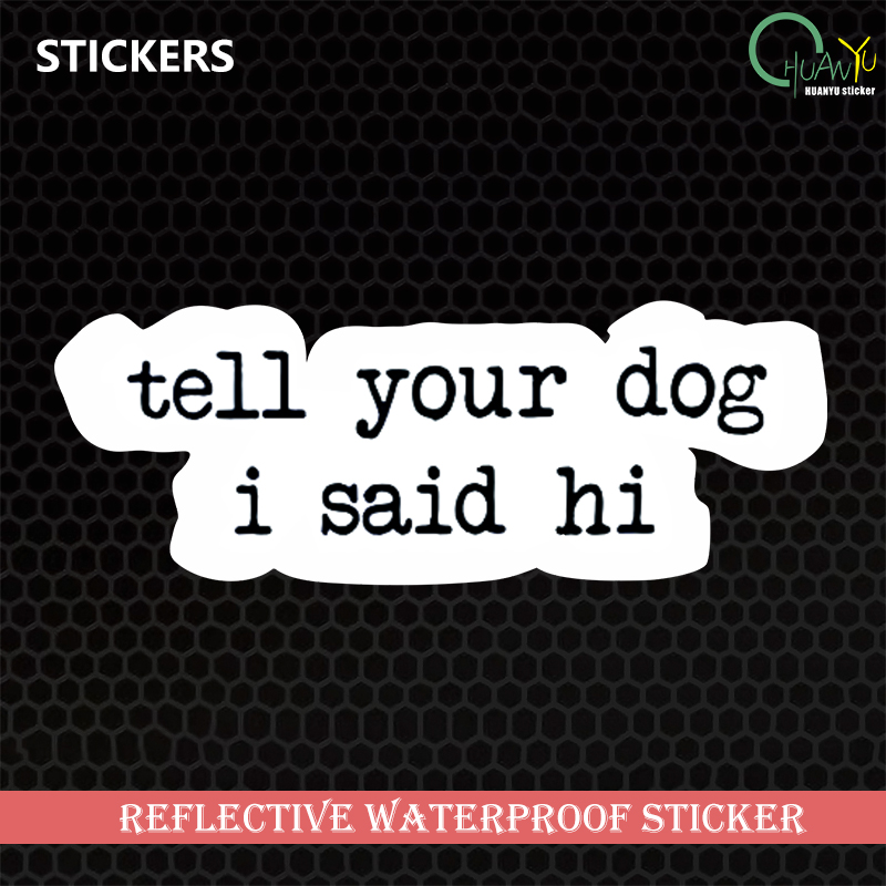 Creative text stickers tell yo - đánh giá và giá Motorcycle Gear Dogs