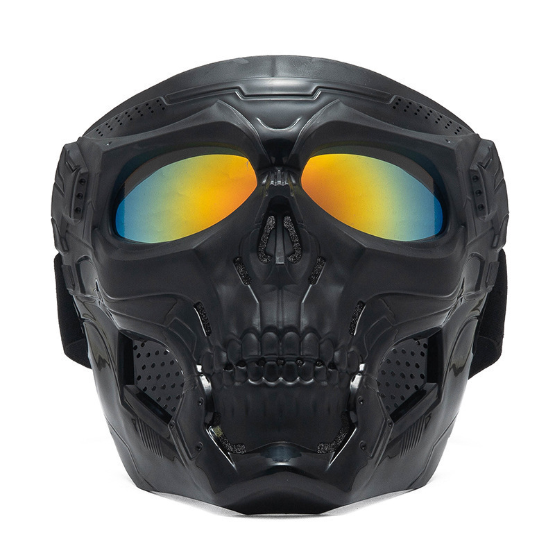 Skull Motorcycle Full Face Mas - đánh giá và giá Motorcycle Gear Full Set
