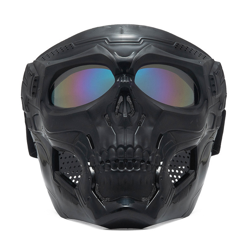 Skull Motorcycle Full Face Mas - đánh giá và giá Motorcycle Gear Full Set