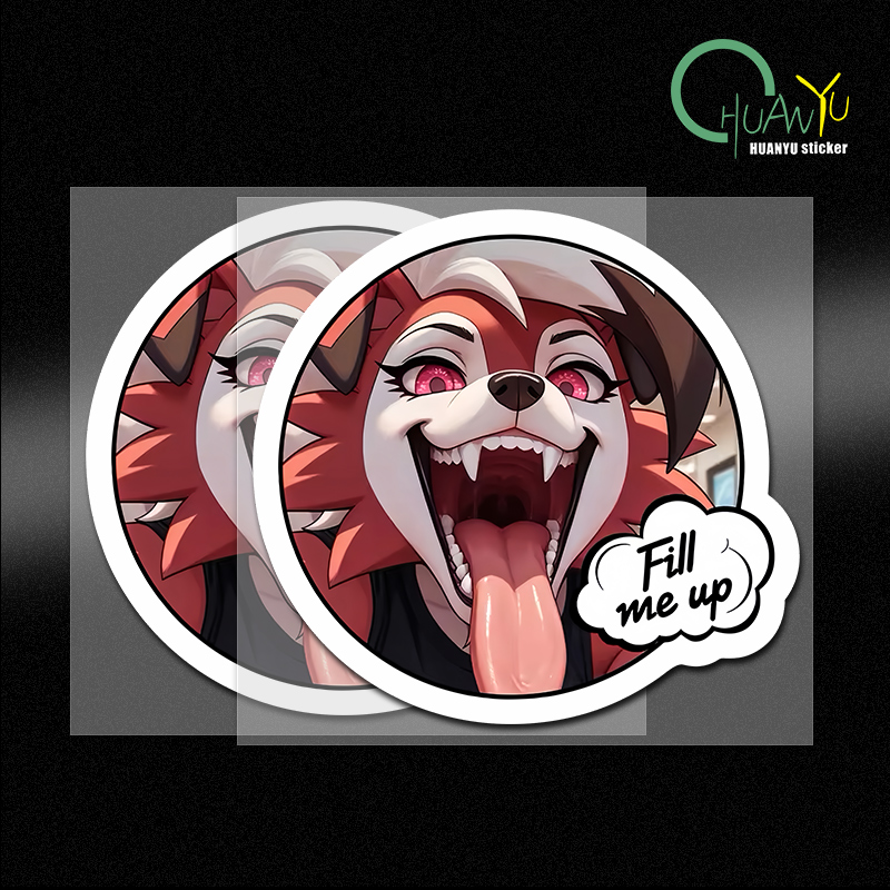 Car sticker fox dog head perso - đánh giá và giá Motorcycle Gear Dogs