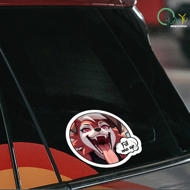 Car sticker fox dog head perso - đánh giá và giá Motorcycle Gear Dogs